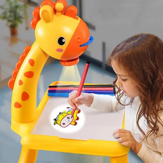 Mini table à dessin d'art de budgétaire LED pour enfants, tableau de peinture pour enfants, petit bureau, outil de peinture d'apprentissage, artisanat, jouet léger