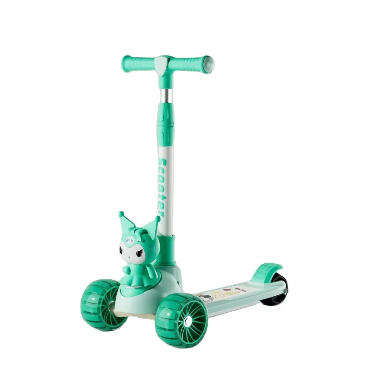 Scooter  d'équilibre pour enfants scooter trois roues , voiture de  dessin animé