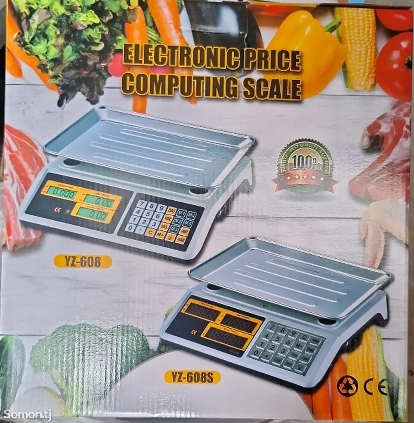 Balance numérique LCD 50 kg pour le calcul des prix, numérique, pour le poids de la viande et des aliments commerciaux.