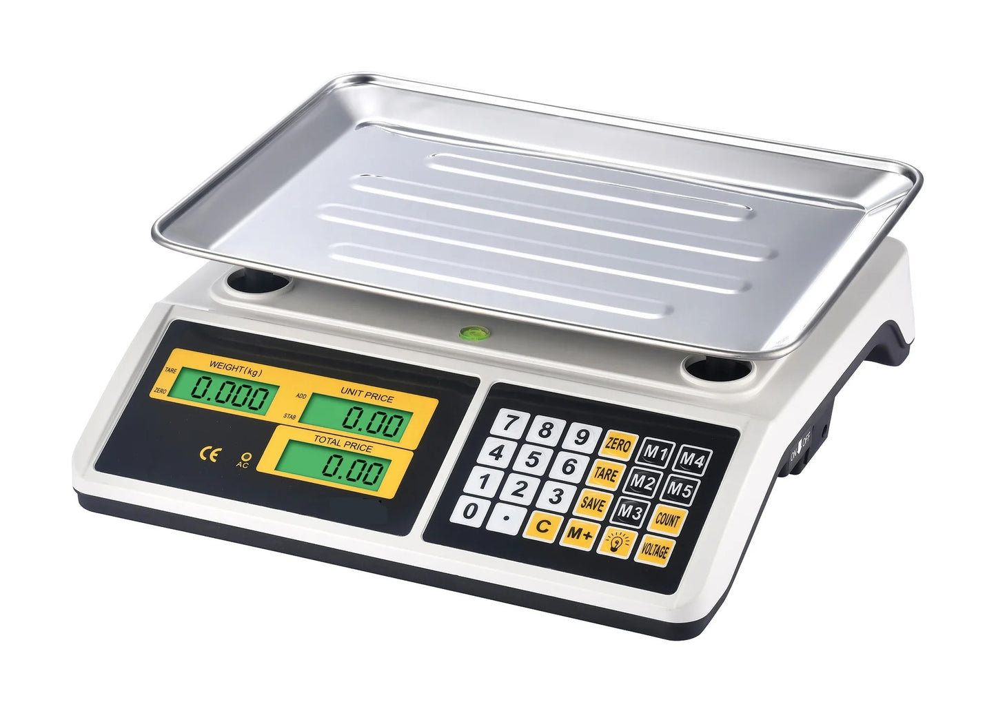 Balance numérique LCD 50 kg pour le calcul des prix, numérique, pour le poids de la viande et des aliments commerciaux.