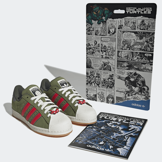 Mutant Ninja Turtles" x Adidas Superstar leans into the "Shelltoe"